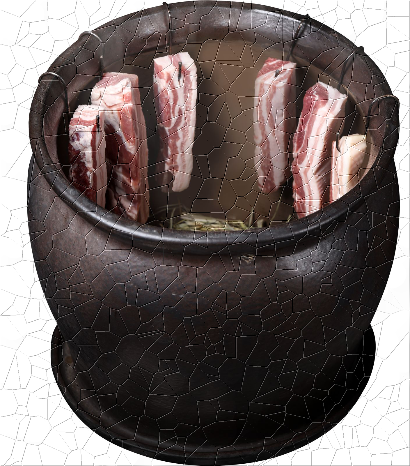 Cracked pot